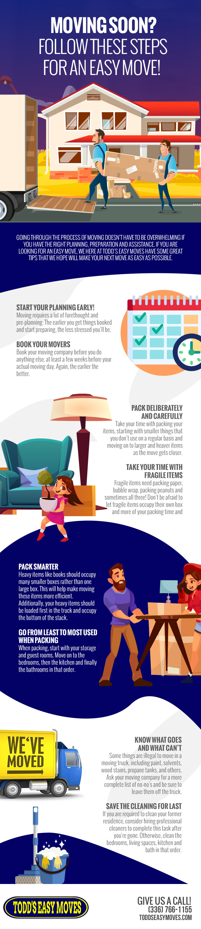 Moving Soon? Follow These Steps for an Easy Move! [infographic]